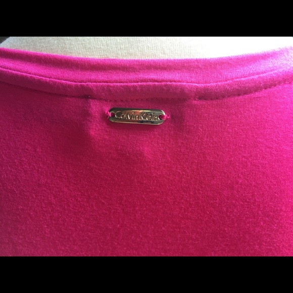 Calvin Klein Pink Maxi Dress ~ Large - Picture 8 of 11